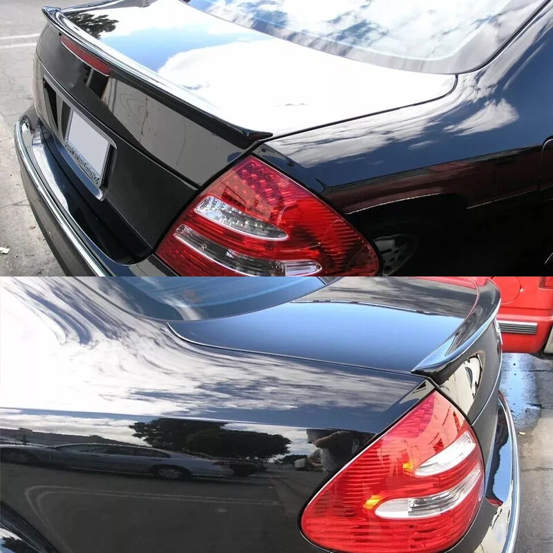 Rear Trunk Spoiler Wing For Mercedes Benz W211 E-Class Sedan 2003-09 Gloss Black - Изображение 3 из 4