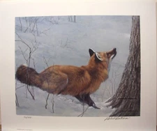 Robert BATEMAN Game Over Fox and Maple Limited Edition art print COA