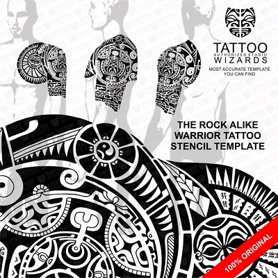 Abstract polynesian ethnic circle tattoo design Vector Image