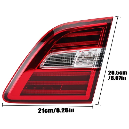 Für Mercedes Benz Ml W166 2012-2015 Rückleuchte Innen Rechts Heckleuchte Passt - Picture 8 of 9