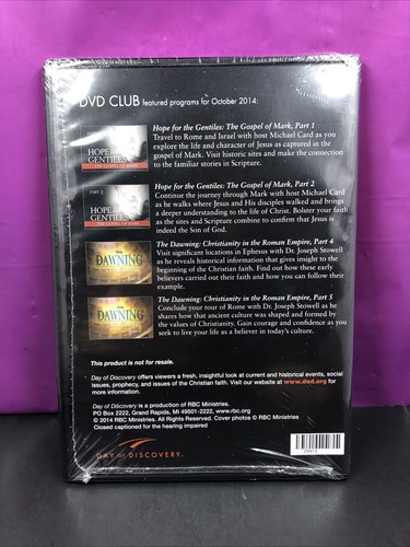 Day of Discovery DVD Club October 2014, DVD New Sealed - Picture 2 of 2