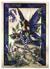 AMY BROWN NEW & MINT PURPLE FAIRY and DRAGON ...