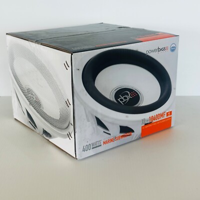 PowerBass Xtreme XL-1040DMF 10'' Dual 4 Ohm Marine Subwoofer 400 Watts