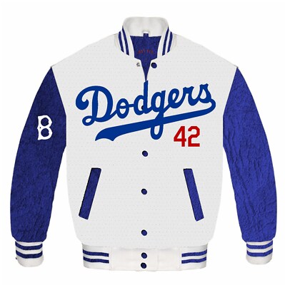 MLB Jackie Robinson Sandy Koufax Los Angeles Dodgers Varsity