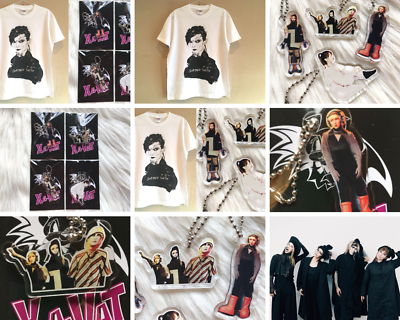 XA-VAT Közi SHUJI ISHII 4 Keychains + GOATBED T-shirt Malice Mizer