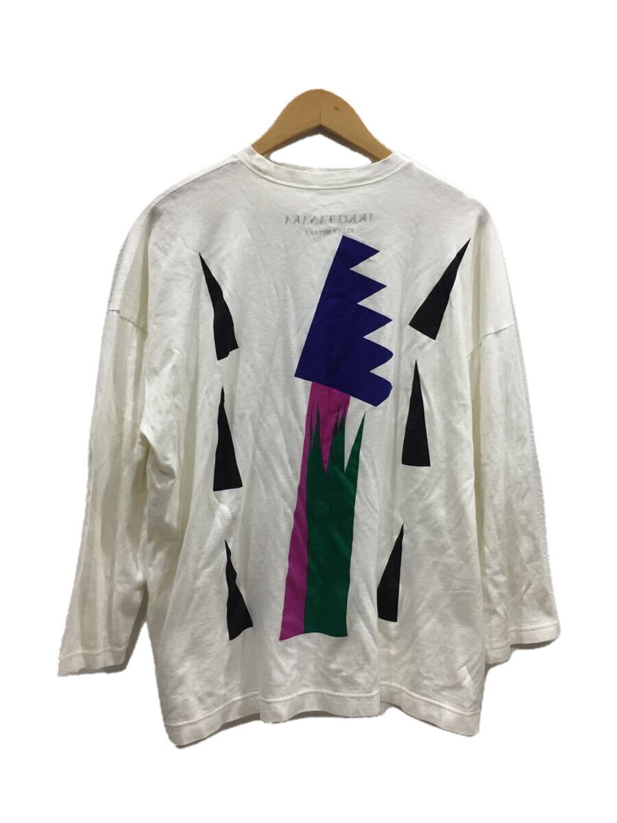 ISSEY MIYAKE ◇ Long sleeve T-shirt / - / Cotton / WHT