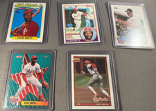 5 Ozzie Smith Collectable Baseball Card Lot MLB Baseball