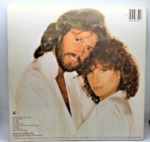 Barbra Streisand - Guilty (1980) Vinyl LP • Barry Gibb, Columbia Records FC36750 - Picture 2 of 12