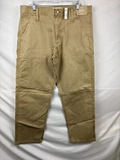 Madewell Mens Khaki Madewell Relaxed Fit Straight Leg Workwear Pants 36X32 NWT