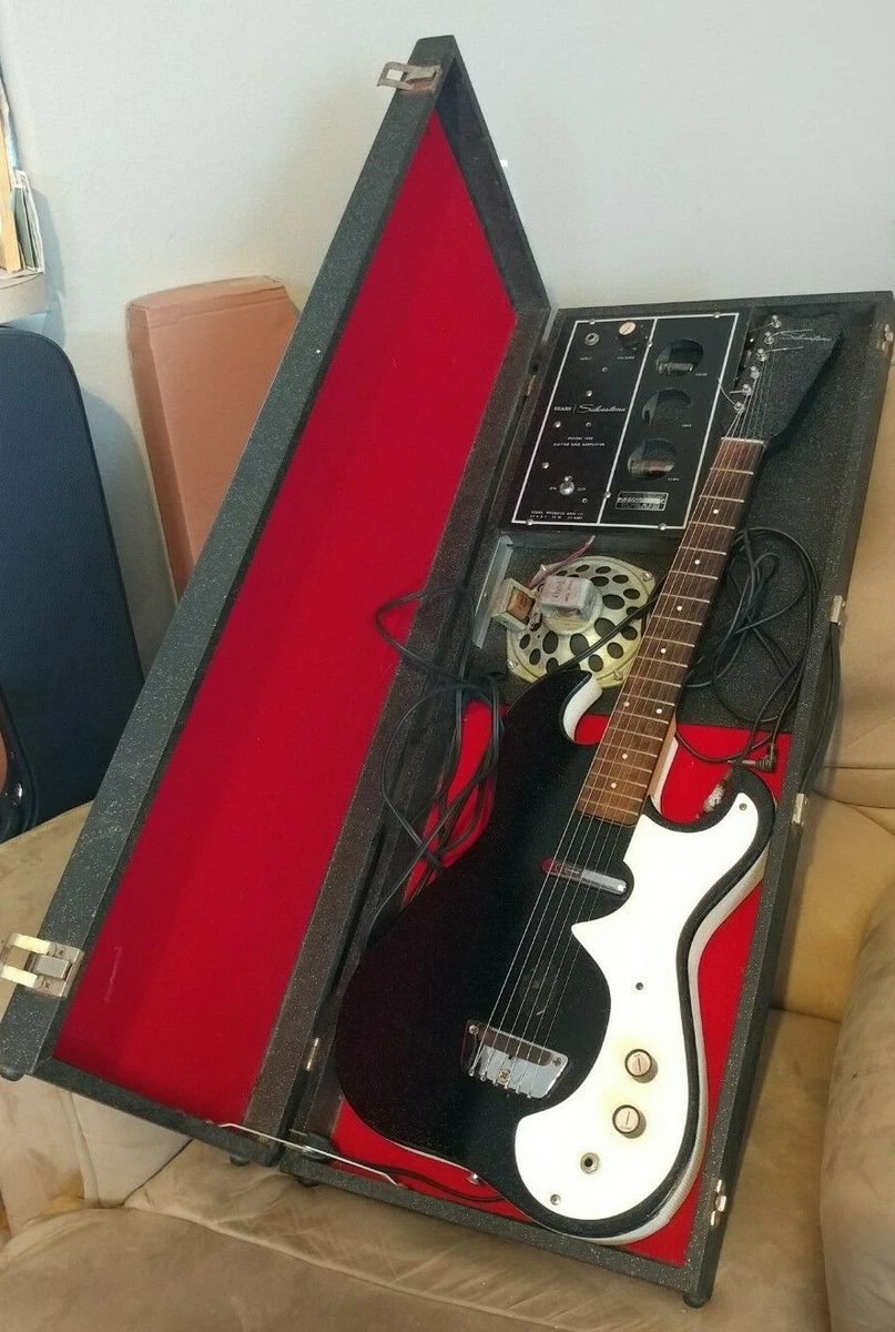 Silvertone guitar amp in case deals