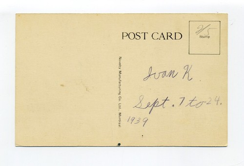 King George VI, side view, 1930's Canada postcard, uniform, royalty, less common - Picture 2 of 2