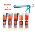 General Purpose Silicone Sealant WITH gun C3 270 ml Clear White Brown Black Grey