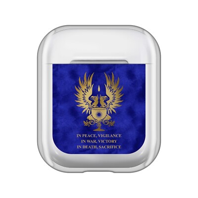 OFFICIAL EA BIOWARE DRAGON AGE HERALDRY CLEAR HARD CRYSTAL CASE FOR AIRPODS