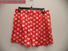 NWOT - iEFiEL Mens Red Heart Silk Satin Boxer Short, Size XL X001TRRPZ7