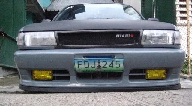 Para Nissan NISMO Datsun Z ZX Frontal Goma Chin Labio Alerón Borde Divisor Borde Borde Borde * Foto 4 de 4