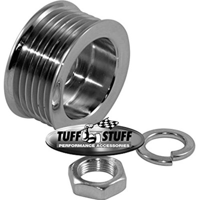 Alternator Chrome Pulley 6 Groove for Vehicle Use High Quality Finish