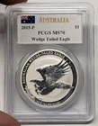 2015-P Australia Wedge Tailed Eagle. PCGS MS70. Mercanti Signature Label