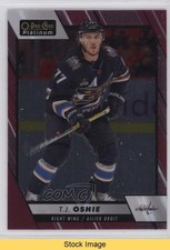 2023-24 O-Pee-Chee Platinum Matte Pink TJ Oshie #66 READ 13og