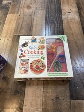 Child's 8 Piece Kids Cooking Set by Liz Franklin Book With Accessories