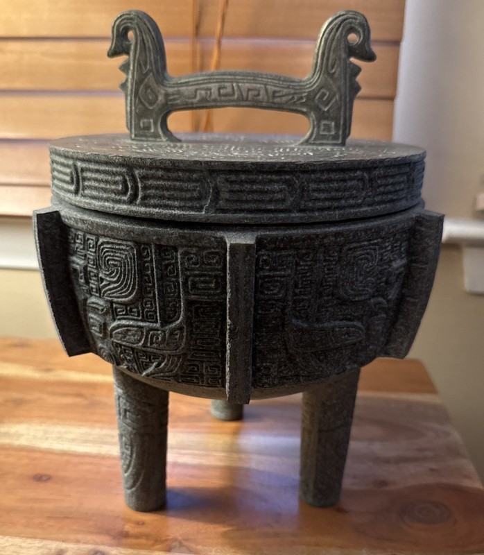 Vintage 1960s James Mont Style Aztec Ice Bucket 