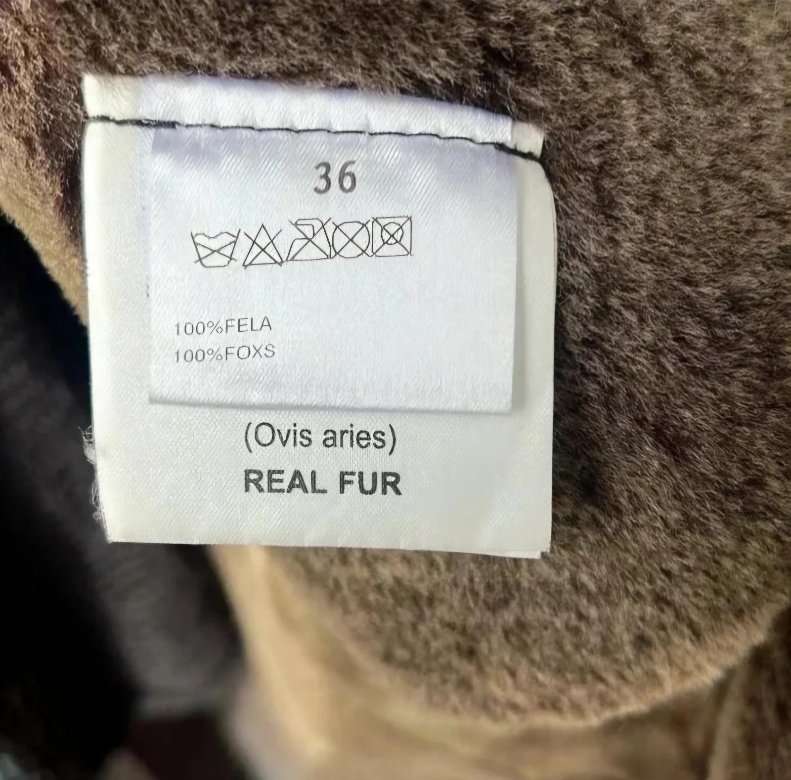 ESCADA Brown Patch Work Lambs Leather Coat With R… - image 9