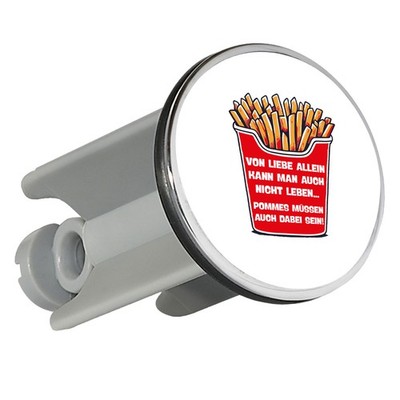 Waschbeckenstöpsel Liebe allein nicht Pommes dabei Geschenkidee Liebe allein nic