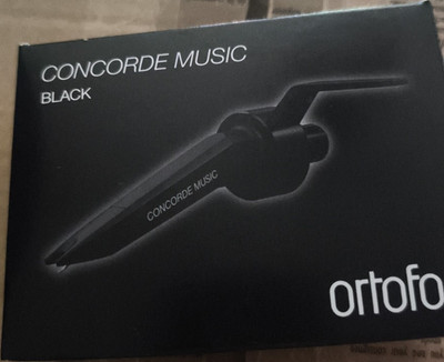 Ortofon Concorde Music Black Tonabnehmer & Nadel Phono Cartridge, Schwarz