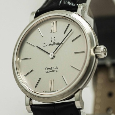 Vintage 1975 *NEAR MINT* OMEGA Constellation Cal.1330 Quartz Push Crown 34mm Men