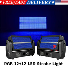 2pc DJ Lighting Strobe light 300W RGB LED Moving Head Flash Stage Effect Light