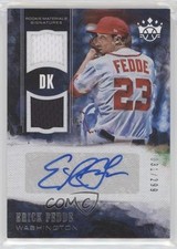 2018 Diamond Kings DK Rookie Materials Signatures 31/299 Erick Fedde Auto 4vo