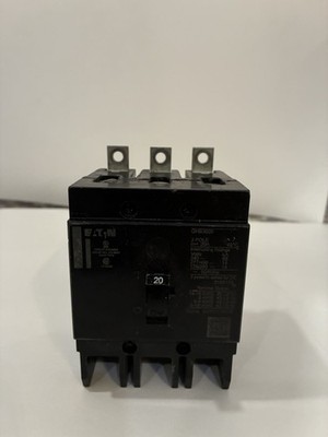 EATON GHB3020 BOLT-ON CIRCUIT BREAKER, GHB, 3-POLE, 20A, 277/480V