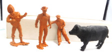 Auburn Three Rubber Cowboys and One Plastic Steer