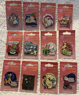 Disneyland Monthly Release Birthday LE 1000 Birthday Of The Month From 2008.
