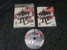 PS3 Yakuza 4 Complete Video Game Sony PlayStation 3 CIB