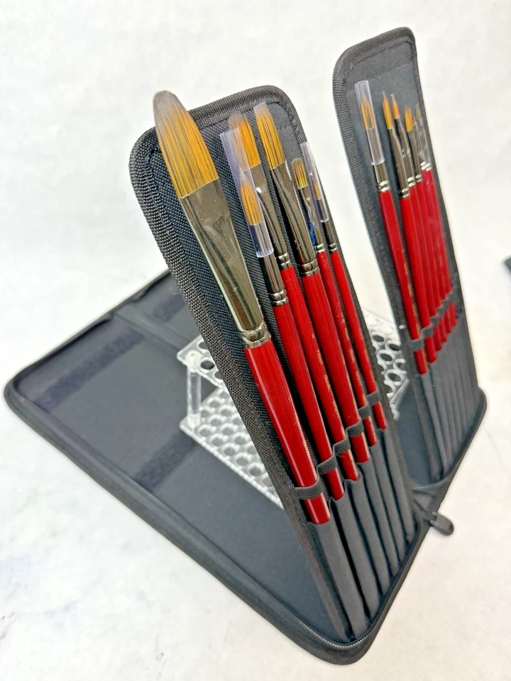 Juego de 12 pinceles Creative Mark Staccato en estuche--SIN USAR; VER FOTOS Foto 3 de 4