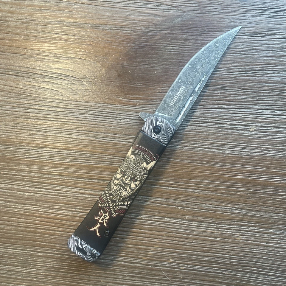 Wartech 武士大马士革 3 英寸折叠刀,很好! — 第 2/4 张图片