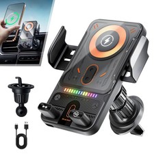 15W Auto Handyhalterung Mit Ladefunktion Lüftung Handyhalter Kabellos Ladegerät
