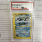 Pokémon TCG Blastoise Holo Rare 4/165 Expedition Base Set PSA 9 2002