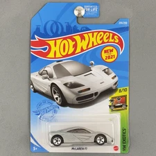2021 Hot Wheels McLaren F1 Silver HW Exotics 8/10 235/250 First Release