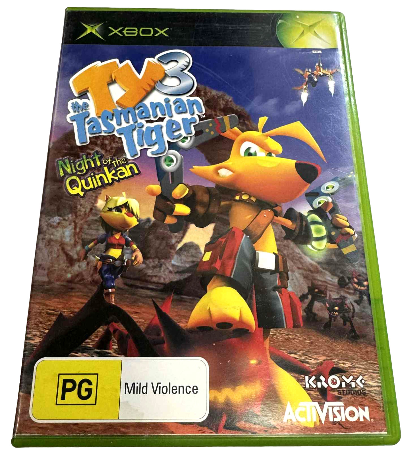 Ty 3 The Tasmanian Tiger Night of the Quinkan Xbox Original PAL *Complete*