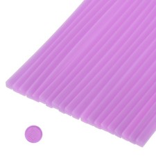 30 Pcs Fluorescent Purple 1/4 Cylinder Sealing Wax Stick Glue Gun Wax Seal Rod 0.34 per stick