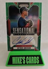2025 Prizm - Sensational Signatures Antonio Anderson #SS-AA Green Prizm (AU, RC)