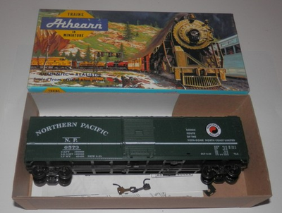 #ad Bev Bel HO Scale 50#x27; Northern Pacific 6573 #x27;Scenic Route#x27; Box Car #2249 $14.99