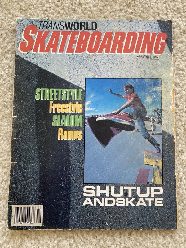 Transworld skateboarding magazine April 1985