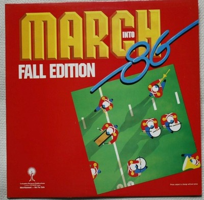 March Into 1986 - Fall Edition - LP Vinyl 1986 NM / Vg+ Condition Promo