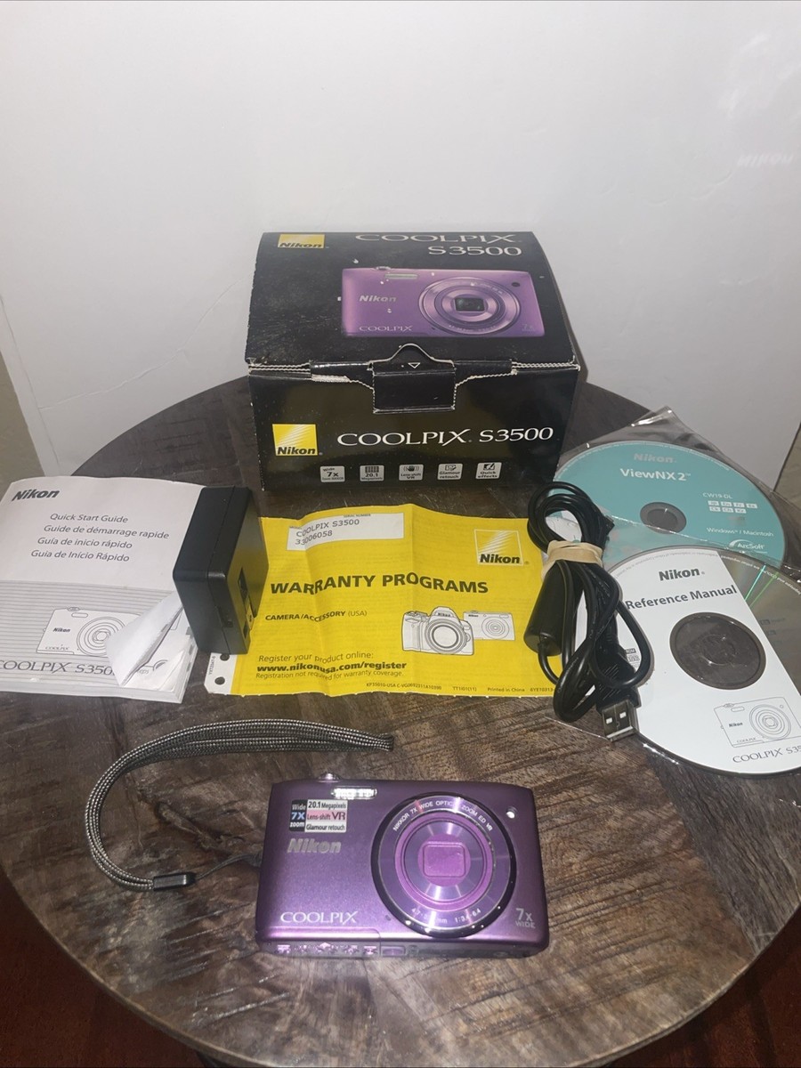 Nikon S3500 Purple Nikon COOLPIX S3500 パープル Nikon COOLPIX S3500