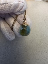 Pelitier Patch Vtg Schoolyard Marble on Necklace Vtg Chain