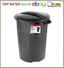 Hyper Tough 32 Gallon Heavy Duty Plastic Garbage Can, Included Lid, Indoor/Outdo