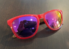 Knockaround Sunglasses Polarized Kids Wood grain / Magenta