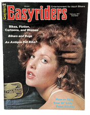 Vintage Easyriders Magazine February 1977 44 David Mann Centerfold